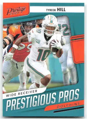 Tyreek Hill 2024 Panini Prestige Prestigious Pros Miami Dolphins