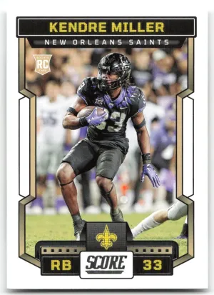 Kendre Miller Rookie 2023 Score New Orleans Saints