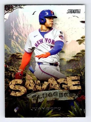 Juan Soto 2025 Stadium Club Savage Sluggers New York Mets