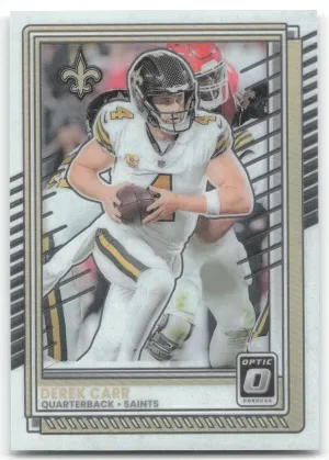 Derek Carr 2025 Donruss Optic New Orleans Saints