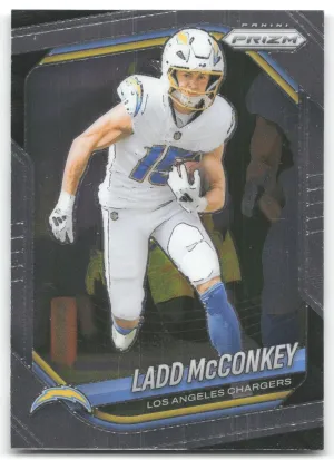 Ladd McConkey 2025 Panini Prizm Los Angeles Chargers