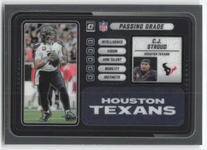 C.J. Stroud 2025 Donruss Optic Passing Grade Houston Texans