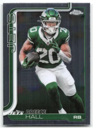Breece Hall 2025 Topps Chrome New York Jets