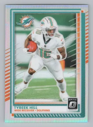 Tyreek Hill 2025 Donruss Optic Holo Dolphins