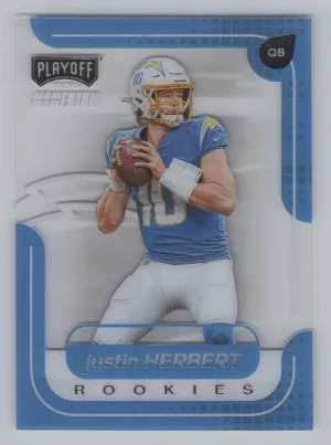 Justin Herbert 2020 Panini Chronicles Playoff Momentum SSD Rookies Chargers