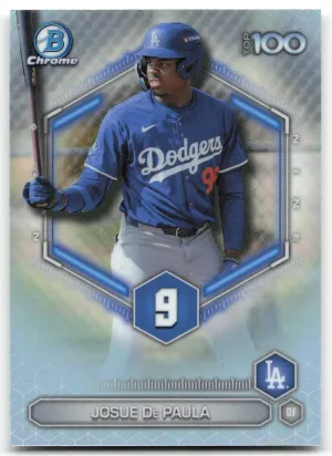 Josue De Paula 2026 Bowman Bowman Scouts' Top 100 Dodgers