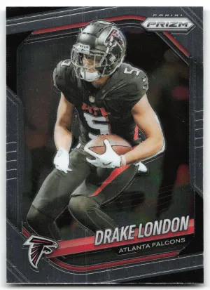Drake London 2025 Panini Prizm Atlanta Falcons
