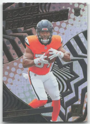 Audric Estime 2024 Donruss Rookie Revolution Denver Broncos