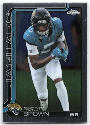 Dyami Brown 2025 Topps Chrome Jacksonville Jaguars