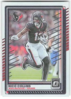 Nico Collins 2025 Donruss Optic Houston Texans
