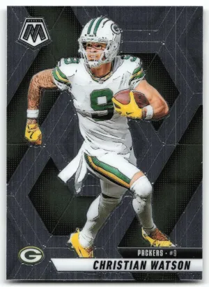 Christian Watson 2025 Panini Mosaic Green Bay Packers