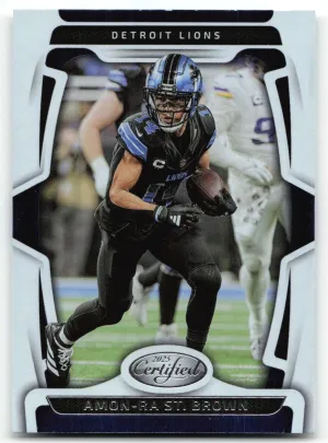 Amon-Ra St. Brown 2025 Panini Certified Lions