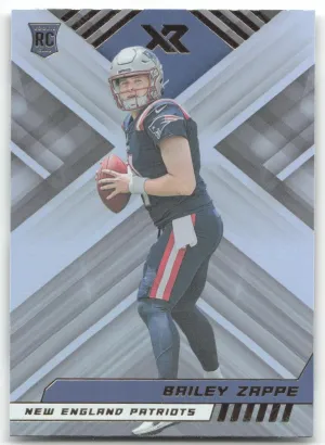 Bailey Zappe Rookie 2022 Panini XR New England Patriots
