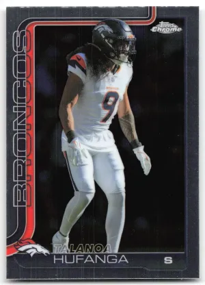 Talanoa Hufanga 2025 Topps Chrome Denver Broncos
