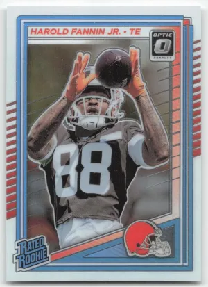 Harold Fannin Jr. Rookie 2025 Donruss Optic Cleveland Browns
