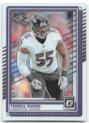 Terrell Suggs 2025 Donruss Optic Baltimore Ravens