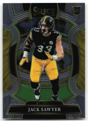 Jack Sawyer Rookie 2025 Panini Select Pittsburgh Steelers