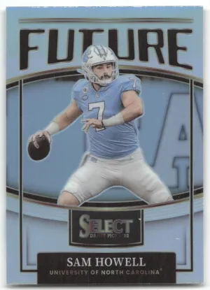 Sam Howell 2022 Panini Select Draft Picks Future North Carolina Tar Heels