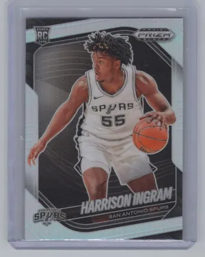 Harrison Ingram Rookie 2024-25 Panini Prizm Black Silver Prizms Spurs