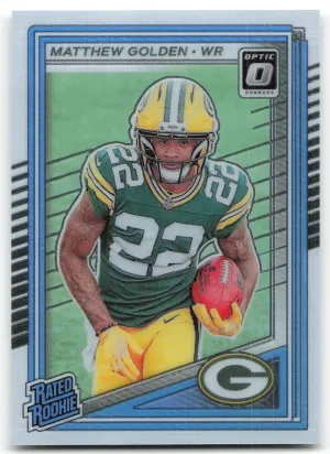 Matthew Golden RC 2025 Donruss Optic Packers