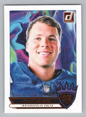 Riley Leonard 2025 Donruss Rookie Gridiron Kings Colts