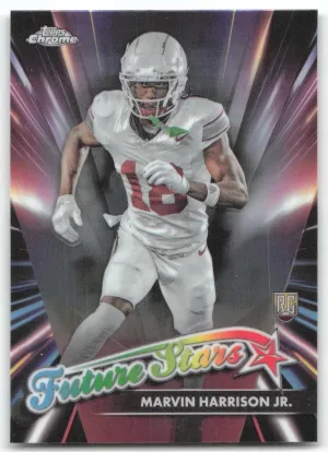 Marvin Harrison Jr. Rookie 2024 Topps Chrome Future Stars Arizona Cardinals