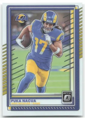 Puka Nacua 2025 Donruss Optic Los Angeles Rams