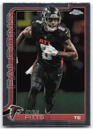 Kyle Pitts 2025 Topps Chrome Atlanta Falcons