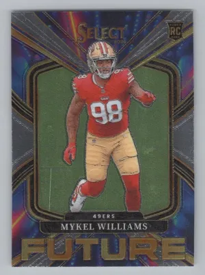 Mykel Williams Rookie 2025 Panini Select Select Future San Francisco 49ers