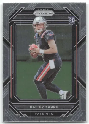 Bailey Zappe Rookie 2022 Panini Prizm New England Patriots