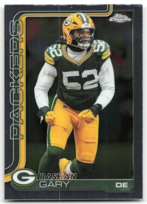 Rashan Gary 2025 Topps Chrome Green Bay Packers