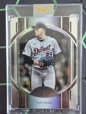 Tarik Skubal 2025 Topps Five Star #/50 Detroit Tigers