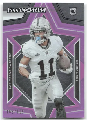 Tre Tucker Rookie 2023 Panini Rookies & Stars Purple #/199 Las Vegas Raiders