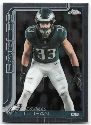 Cooper DeJean 2025 Topps Chrome Philadelphia Eagles