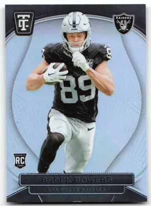 Brock Bowers Rookie 2024 Panini Totally Certified Mirror Las Vegas Raiders