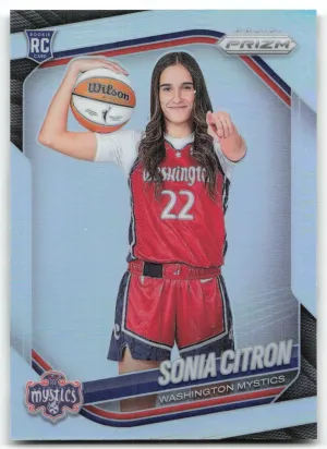 Sonia Citron 2025 Panini Prizm WNBA Silver Prizms Washington Mystics
