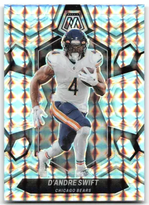 D'Andre Swift 2024 Panini Mosaic Silver Chicago Bears