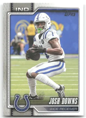 Josh Downs 2026 Topps Flagship Indianapolis Colts