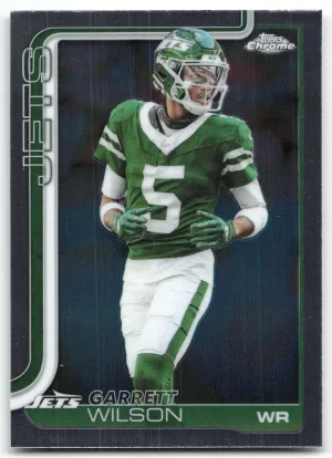 Garrett Wilson 2025 Topps Chrome New York Jets