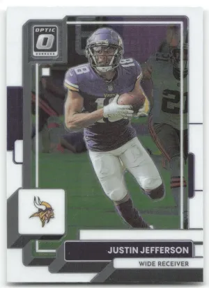 Justin Jefferson 2022 Donruss Optic Minnesota Vikings