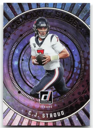 C.J. Stroud 2024 Donruss Galaxy of Stars Galactic Houston Texans
