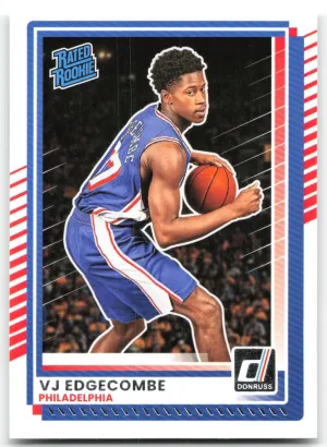 VJ Edgecombe 2025-26 Donruss Philadelphia 76ers