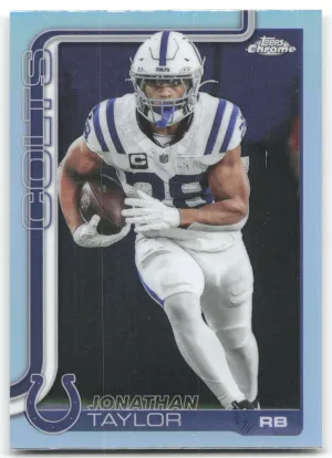 Jonathan Taylor 2025 Topps Chrome Refractor Indianapolis Colts