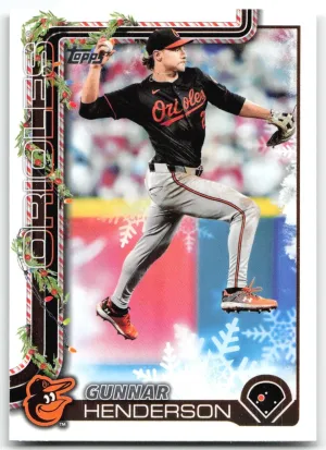 Gunnar Henderson 2025 Topps Holiday Baltimore Orioles