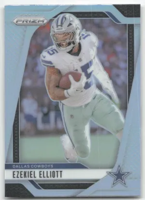 Ezekiel Elliott 2024 Panini Prizm Silver Dallas Cowboys