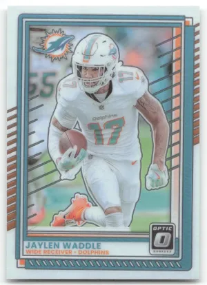Jaylen Waddle 2025 Donruss Optic Miami Dolphins