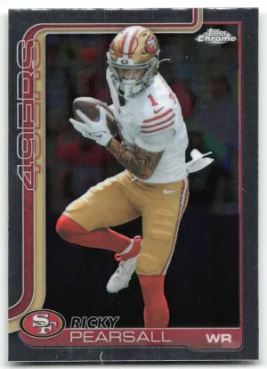 Ricky Pearsall 2025 Topps Chrome San Francisco 49ers