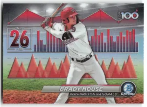 Brady House 2024 Bowman Bowman Scouts' Top 100 Washington Nationals