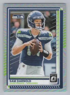 Sam Darnold 2025 Donruss Optic Holo Seahawks