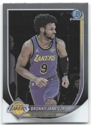 Bronny James Jr. 2025-26 Bowman Chrome Los Angeles Lakers